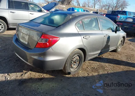 2012 Honda Civic Lx z USA, uszkodzony, nr VIN 19XFB2F51CE001401